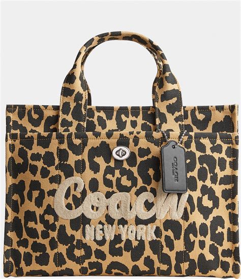 coach leopard wallet|coach varsity leopard tote.